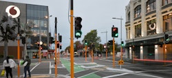 Twenty sets of traffic lights in one intersection, what has become for many the ultimate sign of bureaucracy and health and safety gone mad within the post-earthquake recovery and rebuild environment.