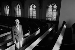 I was very involved in Bible class work as a youngster. The teaching we had there gave us the real bones of Christianity. That teaching – the message that Christ brought to us, of what God means to the world – is one that I accepted early in my life and have never rebelled against. Durham Street Methodist Church has been my spiritual home. I have always felt the need to worship somewhere, and while, in one sense, this place is just a building, it’s a particular building to me. Of course a church is not simply the building, it is the people as well. A very important part of it all has been the many close friends I’ve made there through the years. I even met my wife, Ida, in a church, in England during the war. I was a navigator on heavies – involved in special duties, one of those cloak-and-dagger-type operations supplying the underground movements in different European countries. We’d go in very low and drop these large containers by parachute. It felt like we were doing some good rather than having to drop bombs. It would not have been easy to keep one’s faith while at the same time dropping bombs. But then, war is never an easy thing. When I left New Zealand the threat from the Japanese was very evident. I thought highly of the men who were prepared to stand up and say no – pacifists who said they would not go. I wrestled with that for a long time but decided that it had to be. There is a certain evil in the world and, unfortunately, there always will be. In England I spent time praying in the little chapels there. I believe that helped sustain me in those terrible times. Today you don’t see the congregations of earlier years. It’s a worldwide thing. I think it comes from the affluent times we live in. People don’t see a need for anything but their own particular wants. I don’t believe Christianity will disappear, it’s just that people seem to be concentrating on the material things of this world. Unfortunately, it may take another tragedy to draw people back in, to realise there is more to life than material wealth. I hope not.