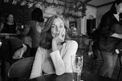 Moving our business from the corner of Hereford Street and Oxford Terrace in 1997 was a bit scary. Rents were going up because of the new bars that were being built all along the Strip. We finally shifted around the corner into Hereford Street and it felt like a huge move. Of course in the end it all worked fine, and one of the nicest things was we still had our neighbours. Felicity Plummer had started the Monkey Bar across the road about four years before and we’d become friends. It became our little place. The thing I like about the Monkey Bar is that you’re not on show. It’s wonderfully intimate and when you’re sitting in there looking out, people on the street can’t see you unless they come right up. Compared to the Strip, where you are very much on view, it’s nice and quiet – private – which is exactly what I want. Some nights it gets a bit rowdy and so we toddle off home, but usually it’s quite secluded and intimate. You can relax and have a glass of wine or whatever with a few friends, and it’s just gorgeous. Exactly what you’d want from your local. And now we’ve shifted there’s an added advantage, I can sit there and look straight across to our own window – think about how it’s looking and watch who’s going in and out. Oh right, there’s that person, haven’t seen them for ages, and you can run across the road and have a chat or whatever. Just leave your glass of wine on the table – ‘I’ll be back in five minutes’ – and it’s never a problem. That’s the sort of place it is. Special.